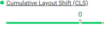 Cumulative Layout Shift (CLS): 0