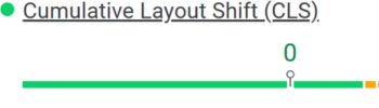 Cumulative Layout Shift (CLS): 0